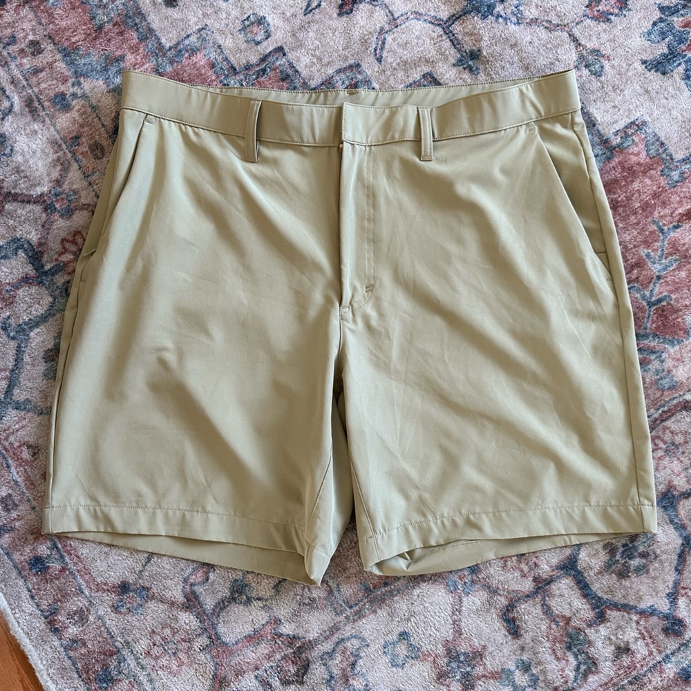 Brand new without tags fabletics khaki shorts